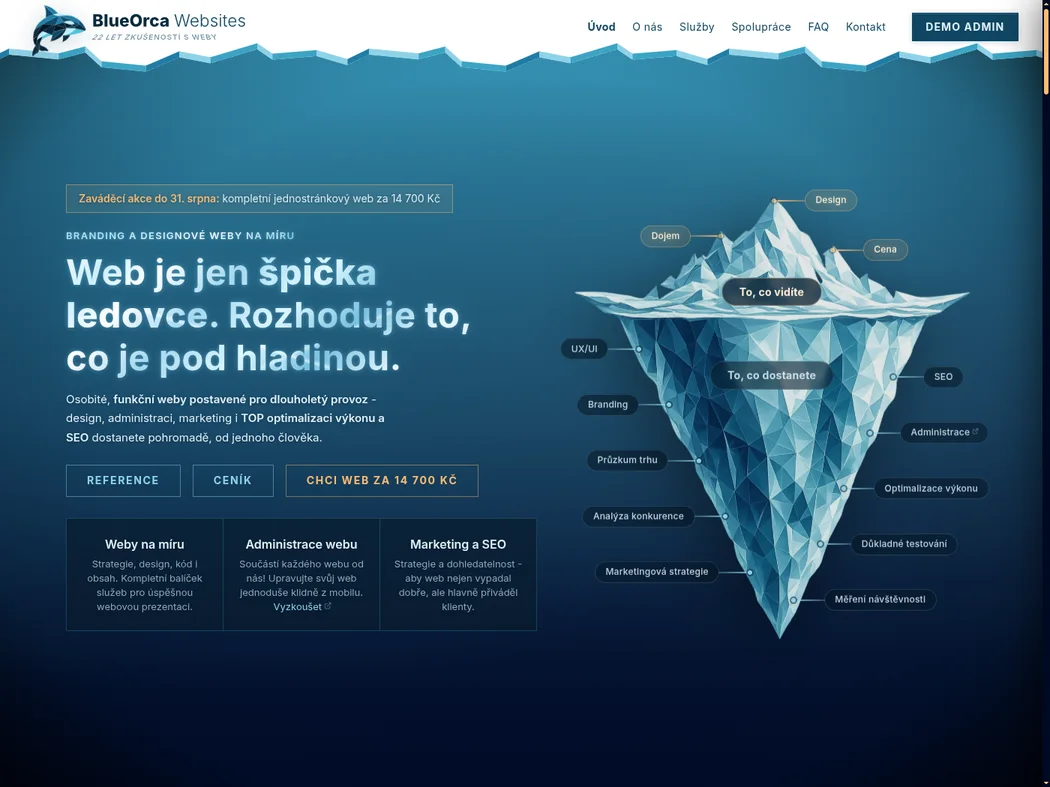 Web BlueOrca Websites v roce 2026