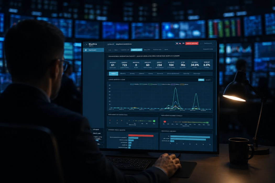 BlueOrca Metrics: Měření návštěvnosti, jak ho dělám já