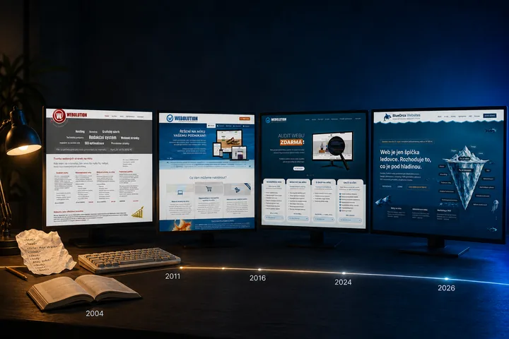 Jan Matoušek: 17 let webařiny, historie Webolution a BlueOrca