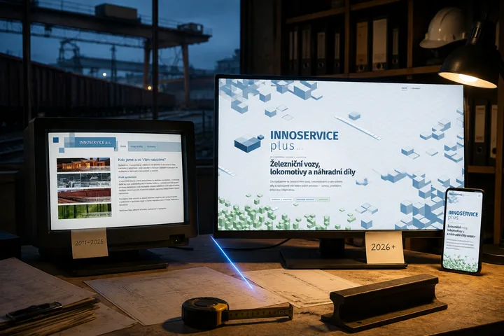 Innoservice.cz: Modernizace webu po 15 letech bezproblémového provozu