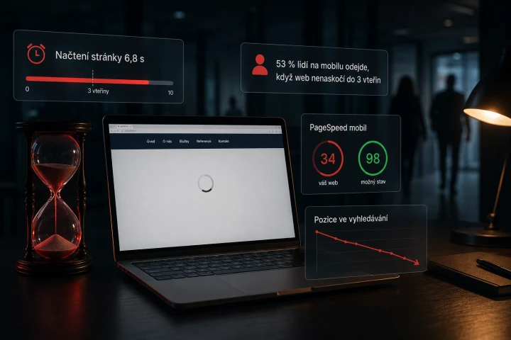 Web, který se načítá pomalu, není jen pomalý